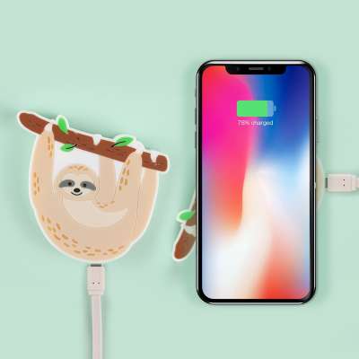 Cartoon style custom wireless charger custom cute corporate gift 2A 3.1A fast charging qi wireless phone charger