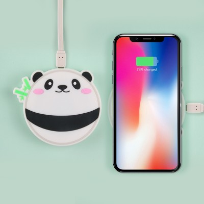 Fun animal style phone qi wireless charger custom product corporate gift fast charging universal phone wireless charger