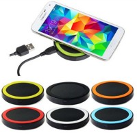 Q5 Fast Charging Wireless Changer Round Shape Portable Wireless Charger for Cell Phones